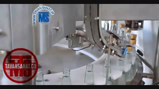 دستگاه پرکن و دربندی بطری شیشه با درب پلیفرپروف