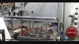 ویدئو دستگاه تری بلوک 3 نازل اتومات روتاری