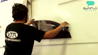 آموزش نصب شیشه دودی خودرو مثل یک حرفه ای-گنجی پخش