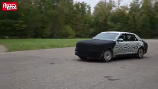 ویدئو آزمون رانندگی خودروی جدید رئیس جمهوری روسیه