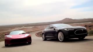 سریعترین خودرو جهان صفر تا صد 1/9 ثانیه (تسلا رودستر)