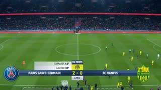 خلاصه فوتبال پاری سن ژرمن 4-1 نانت