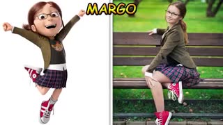 شخصیت‌های انیمیشن‌ من نفرت‌انگیز در دنیای واقعی