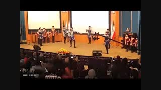 رقص آذربایجانی آیلان در جشن بزرگ دانشگاه تهران