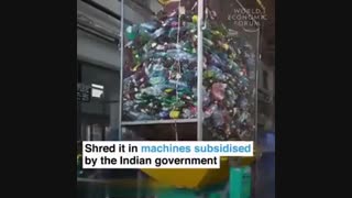 هندوستان از ضایعات پلاستیکی جاده می سازد.