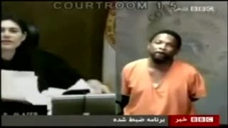 اشکهای بی امان دزد وقتی با قاضی پرونده اش روبرو شد