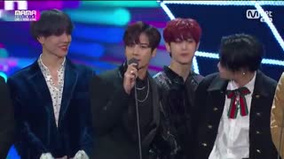 GOT7 MAMA 2017 لحظه برنده شدن پسرای گات سون برای جایزه world wide performer" پارت 2" صحبت های جکسون و غوغای حضار در سالن