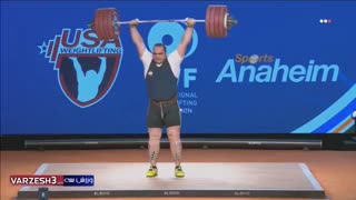 حق خوری آشکار بهداد سلیمی در مسابقات جهانی 2017 آمریکا