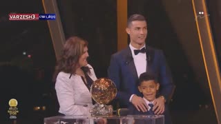 کریستیانو رونالدو برنده توپ طلای سال 2017