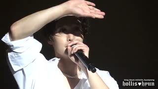 فنکمی از اجرای زیبای I'm Your Man  هیون با گیتاریست جمینی در کنسرت Haze