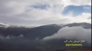 طبیعت، اکسیژن، ابرهای زیر پا و یخ و آفتاب در 50 کیلومتری گنبد