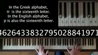 موسیقى عدد پى تا 122 رقم اعشار! | دیدن این ویدیو توصیه می گردد