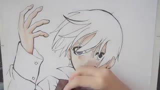 a manga drawn
