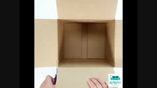 ساخت جای دستمال با کارتن