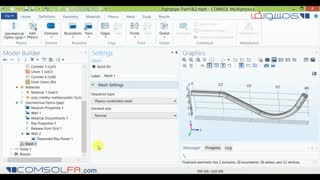 آموزش رایگان شبیه سازی اثر خمیدگی در  لوله نوری با کامسول - قسمت سوم