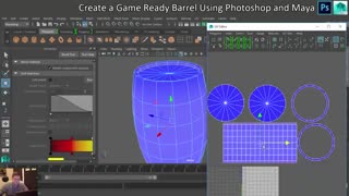 آموزش مایا Maya UV Mapping Tutorial - Maya High Poly to Low Poly