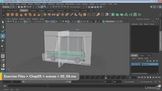 آموزش مایا لیندا Using the Bevel tools: Maya 2018 Essential Training