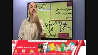 مسائل محلول ها – بخش دوم