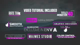 پروژه آماده Titles 21042915 برای افترافکت