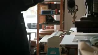 آموزش صحافی دفتر به صورت افقی