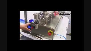 دستگاه پرکن مایعات غلیظ محصول کیان صنعت اصفهان