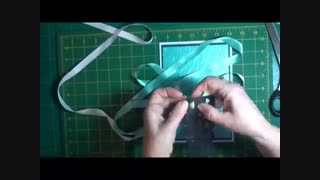 آموزش ساخت کارت عروسی با روبان