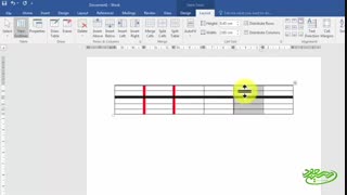 آموزش جداول در ورد (قسمت دوم)