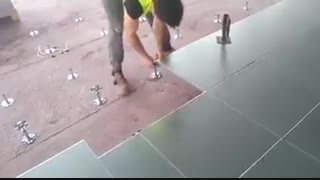 شیوه جدید برای نصب سرامیک کیف ساختمان‌ها