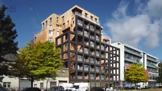 بلندترین ساختمان های چوبی جهان - sakhtemoon.com