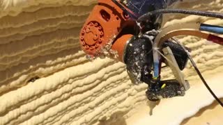 استفاده ربات از فوم برای پرینت 3 بعدی ساختمان