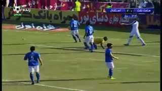 خلاصه بازی صنعت نفت ۱-۲ استقلال | نیمه نهایی جام حذفی ۹۷-۹۶