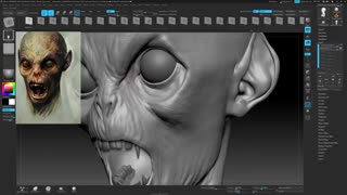 آموزش زیبراش : مجسمه سازی در زیبراش از کانسپ هنری