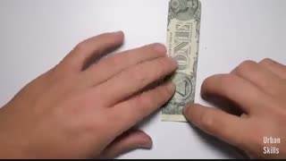 اوریگامی کشتی با اسکناس