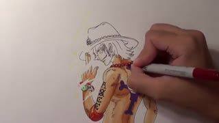 Drawing portgas D. Ace