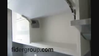 کابینت مدرن با یراق الات خاص