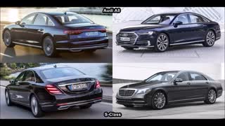 مقایسه خودرو audi A8 2018  با Mercedes s-class 2018