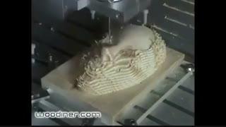 طراحی صورت انسان توسط CNC