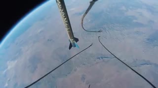 تصاویر واقعی گوپروی وصل شده به موشک فضاپیما