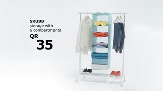 نظم بیشتر در کمد و کشو با محصولات ایکیا SKUBB