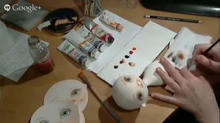 طراحی صورت عروسک