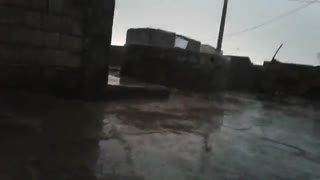 بارش باران در روستای برسر سیدمحمد کنارک زیبایی پوست