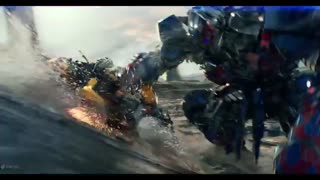 مبارزه بامبلبی و اوپتیموس پرایم (Transformers The Last Knight (2017