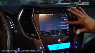 نصب دی وی دی فابریک اندروید سانتافه IX45 - ماهان اسپرت