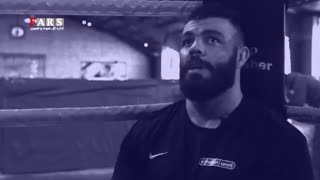 از کشتی تا رینگ/ تمرینات سخت امیر علی‌اکبری در MMA