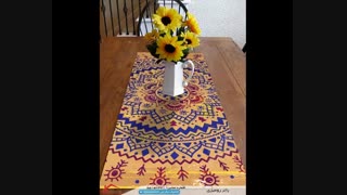 رانر رومیزی طرحی برای زیبایی دادن به چیدمان منزل !