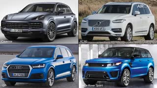 2018 Porsche Cayenne Vs Volvo XC90 Vs Audi Q7 Vs Range Rover Sport ► Side By Side Comparison