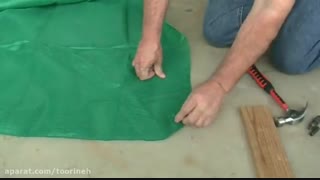 نصب نامطمئن شید گلخانه (توری شید) - شرکت تورینه بافت