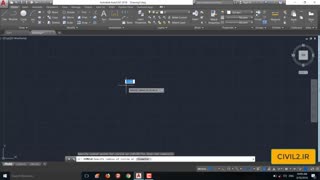 رسم دایره در اتوکد