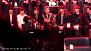 ری اکشن GOT7به اجرای بی تی اس....