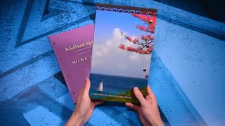 جلد منو رستوران مدل پیچک نگارخانه